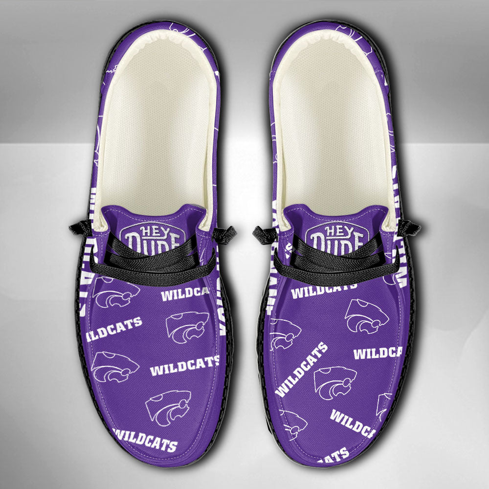 NCAA Kansas State Wildcats - Custom Name Hey Dude Shoes 02