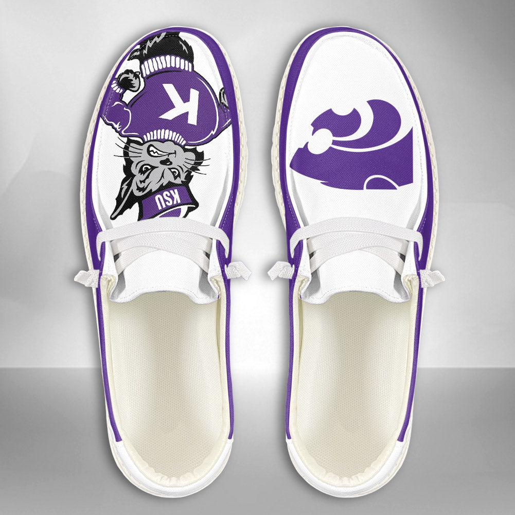 NCAA Kansas State Wildcats - Custom Name Hey Dude Shoes 02