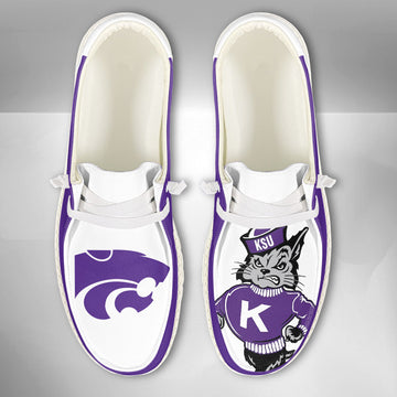 NCAA Kansas State Wildcats - Custom Name Hey Dude Shoes 02