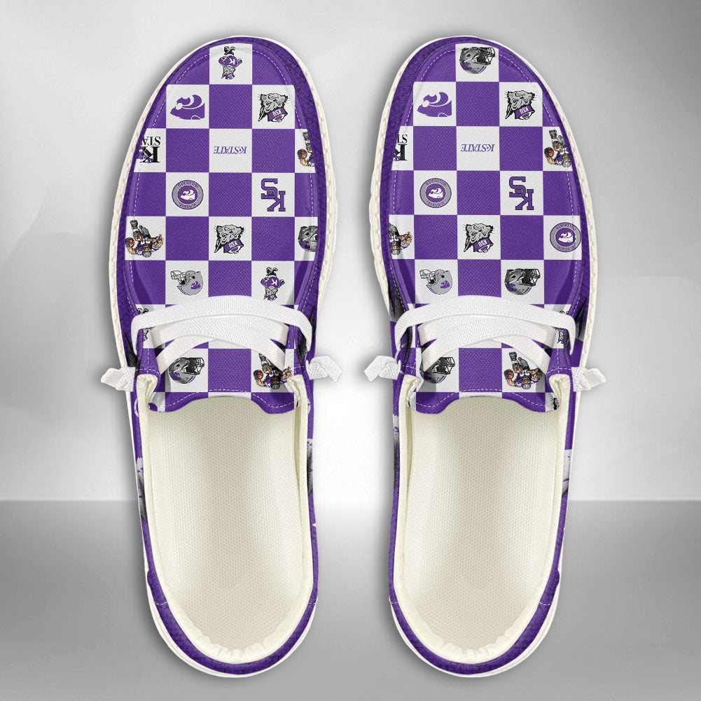 NCAA Kansas State Wildcats Custom Name Hey Dude Shoes 01 CH1