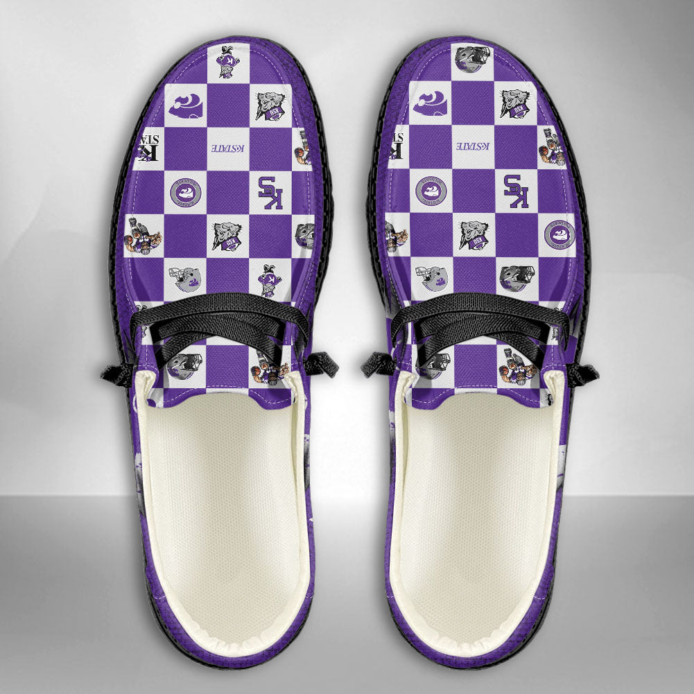 NCAA Kansas State Wildcats Custom Name Hey Dude Shoes 01 CH1