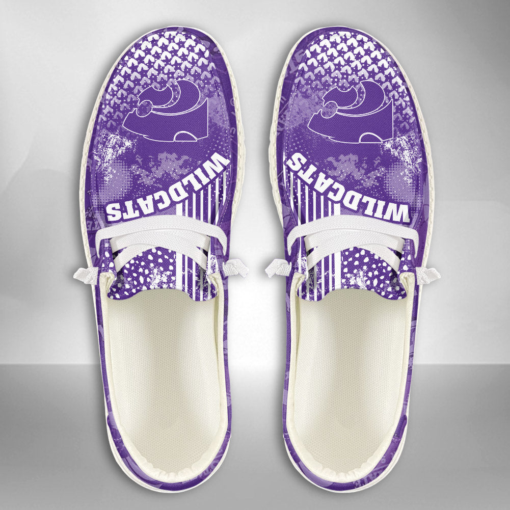 NCAA Kansas State Wildcats Custom Name Hey Dude Shoes 03 M7