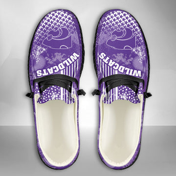 NCAA Kansas State Wildcats Custom Name Hey Dude Shoes 03 M7