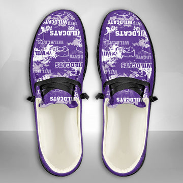 NCAA Kansas State Wildcats Custom Name Hey Dude Shoes 05 M22