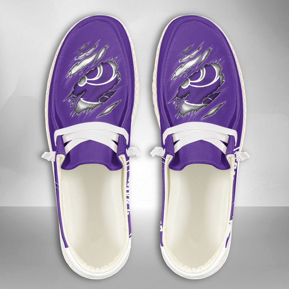 NCAA Kansas State Wildcats Custom Name Hey Dude Shoes 06 M7