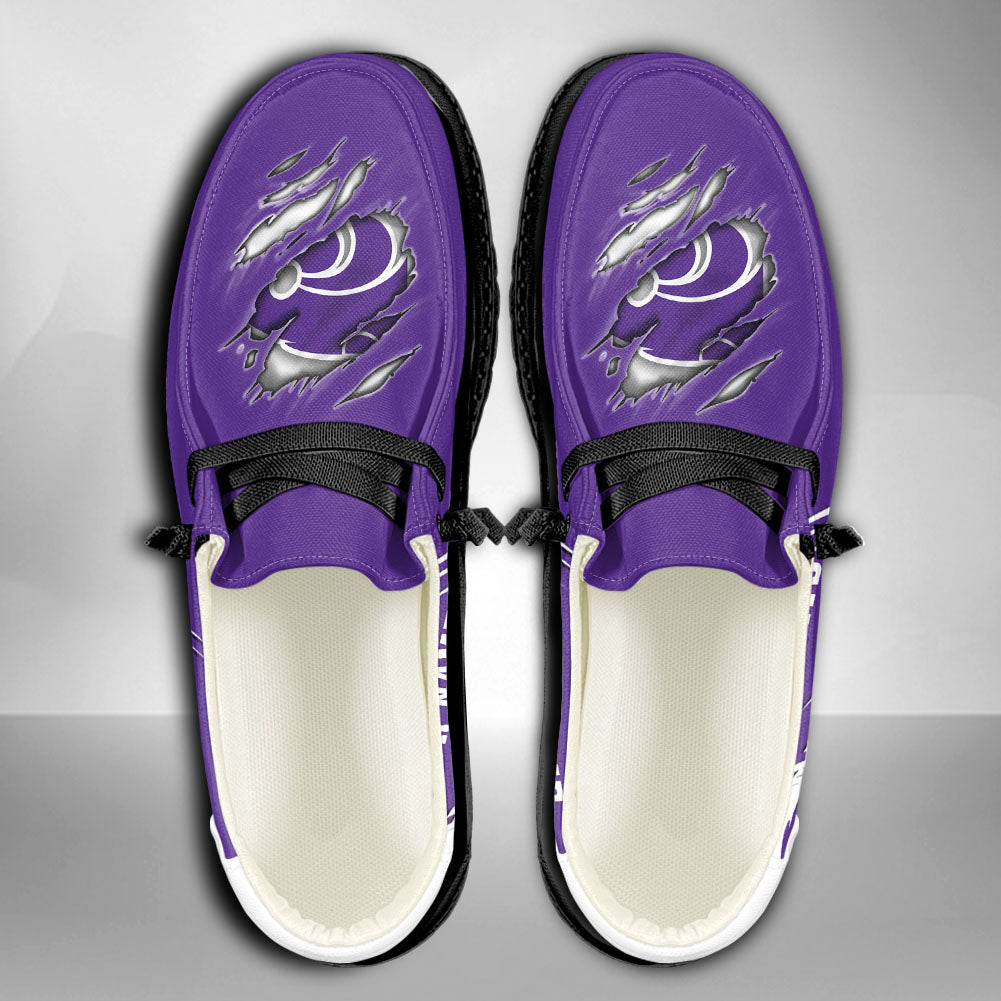 NCAA Kansas State Wildcats Custom Name Hey Dude Shoes 06 M7