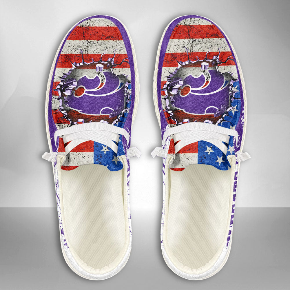 NCAA Kansas State Wildcats Custom Name Hey Dude Shoes 07 M79