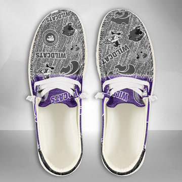 NCAA Kansas State Wildcats Custom Name Hey Dude Shoes 08 M79