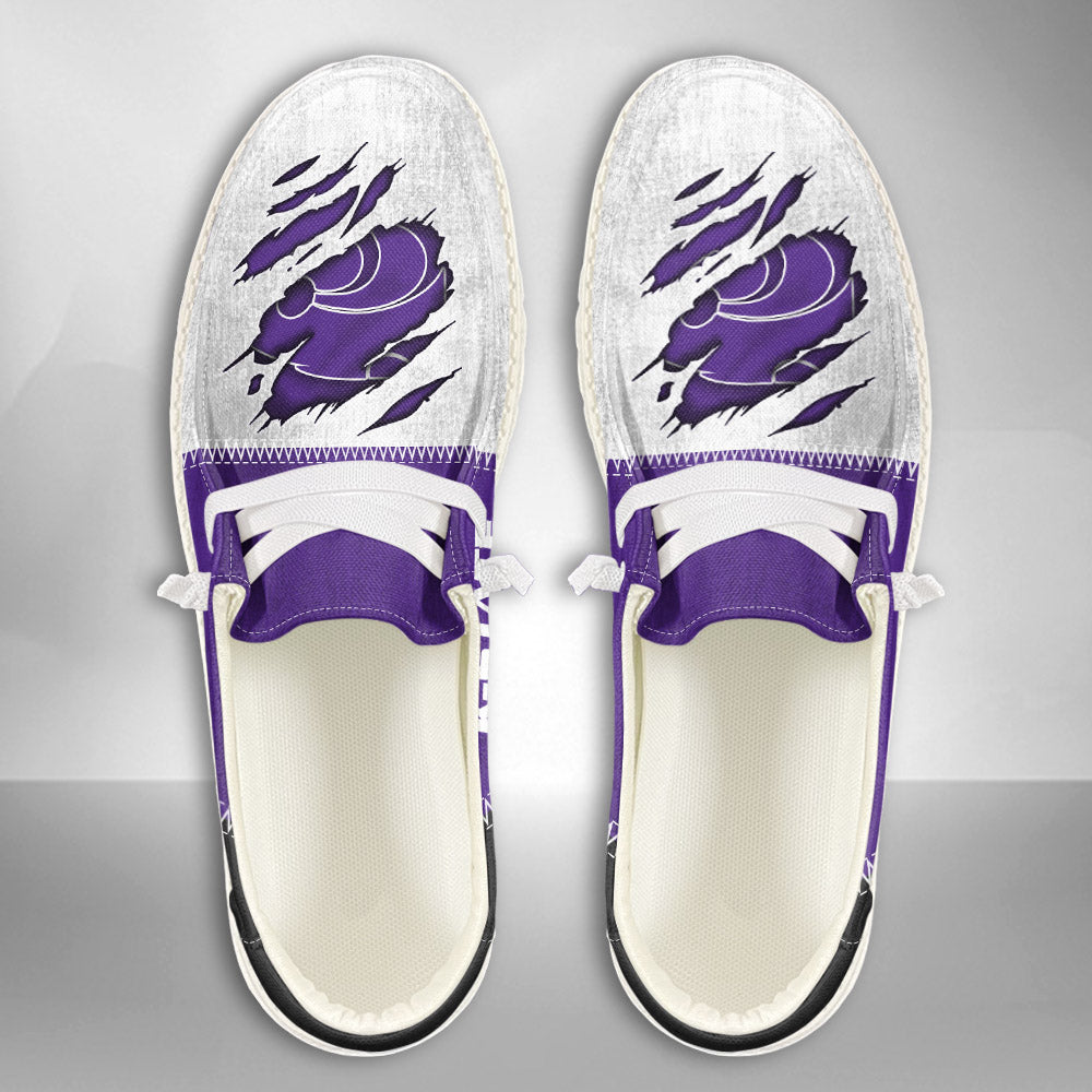NCAA Kansas State Wildcats Custom Name Hey Dude Shoes 09 M79