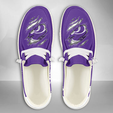 NCAA Kansas State Wildcats Custom Name Hey Dude Shoes 10 M79