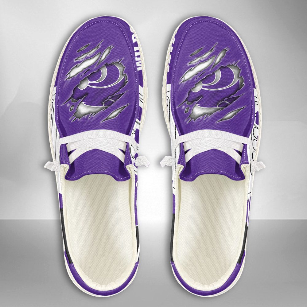 NCAA Kansas State Wildcats Custom Name Hey Dude Shoes 11 M79