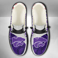 NCAA Kansas State Wildcats Custom Name Hey Dude Shoes 13 M79