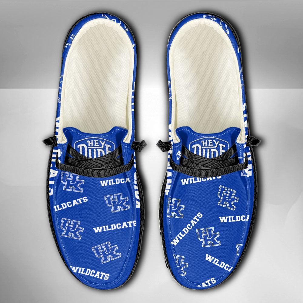 NCAA Kentucky Wildcats - Custom Name Hey Dude Shoes 02