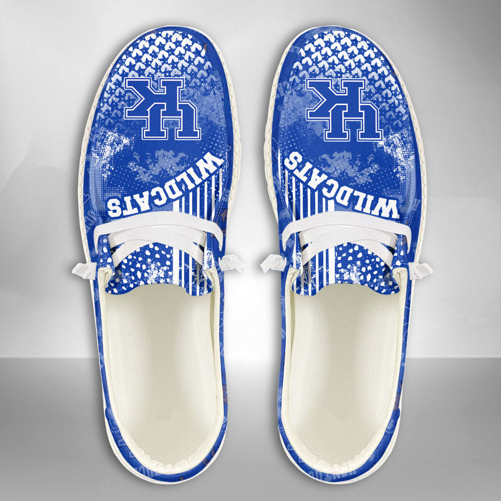 NCAA Kentucky Wildcats Custom Name Hey Dude Shoes 03 M7