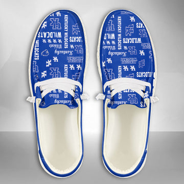 NCAA Kentucky Wildcats Custom Name Hey Dude Shoes 04 M7