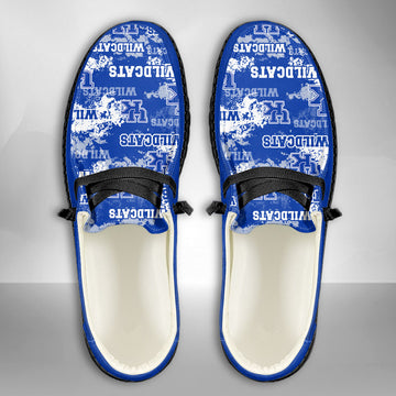 NCAA Kentucky Wildcats Custom Name Hey Dude Shoes 05 M22