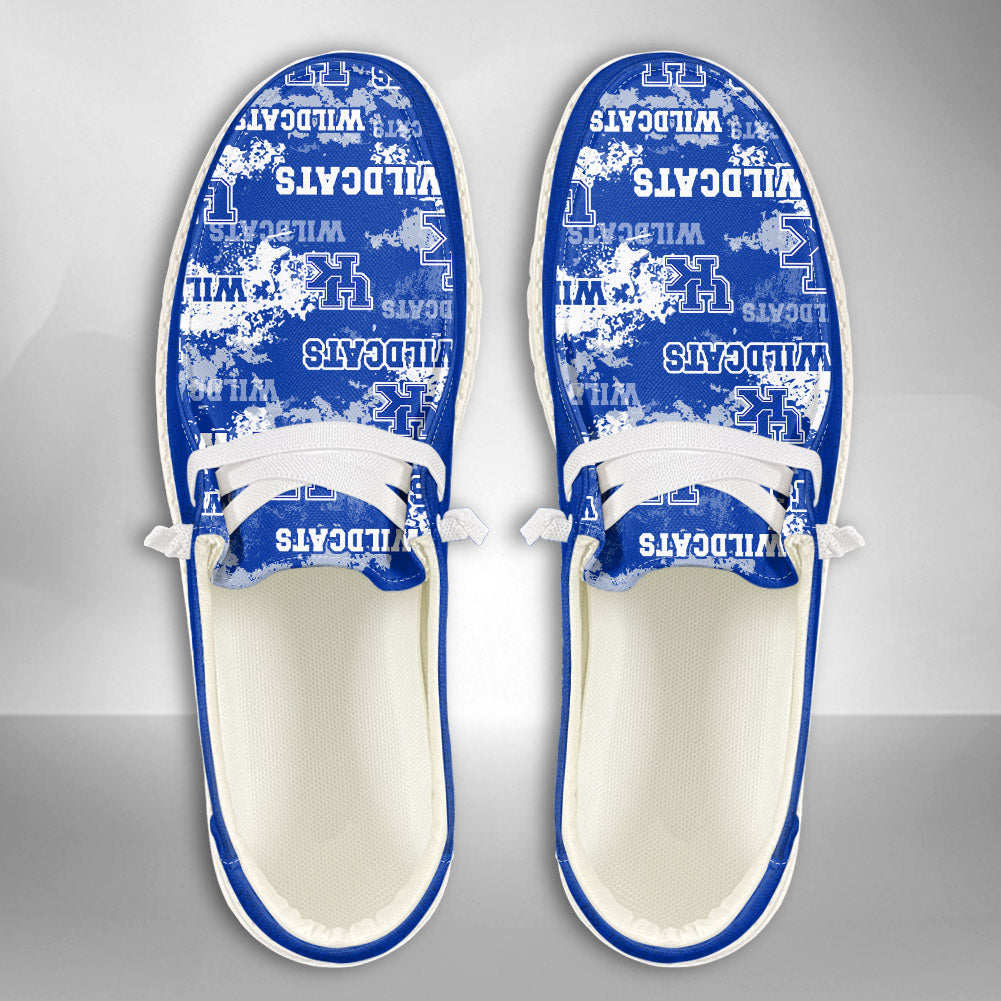 NCAA Kentucky Wildcats Custom Name Hey Dude Shoes 05 M79