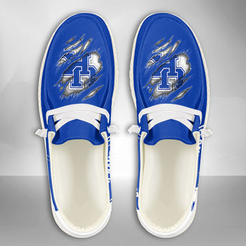 NCAA Kentucky Wildcats Custom Name Hey Dude Shoes 06 M7