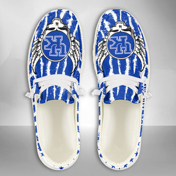 NCAA Kentucky Wildcats Custom Name Hey Dude Shoes 08 M7