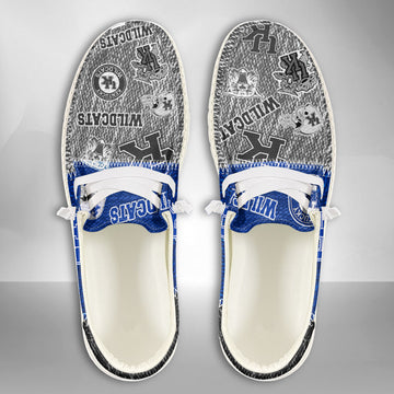 NCAA Kentucky Wildcats Custom Name Hey Dude Shoes 08 M79