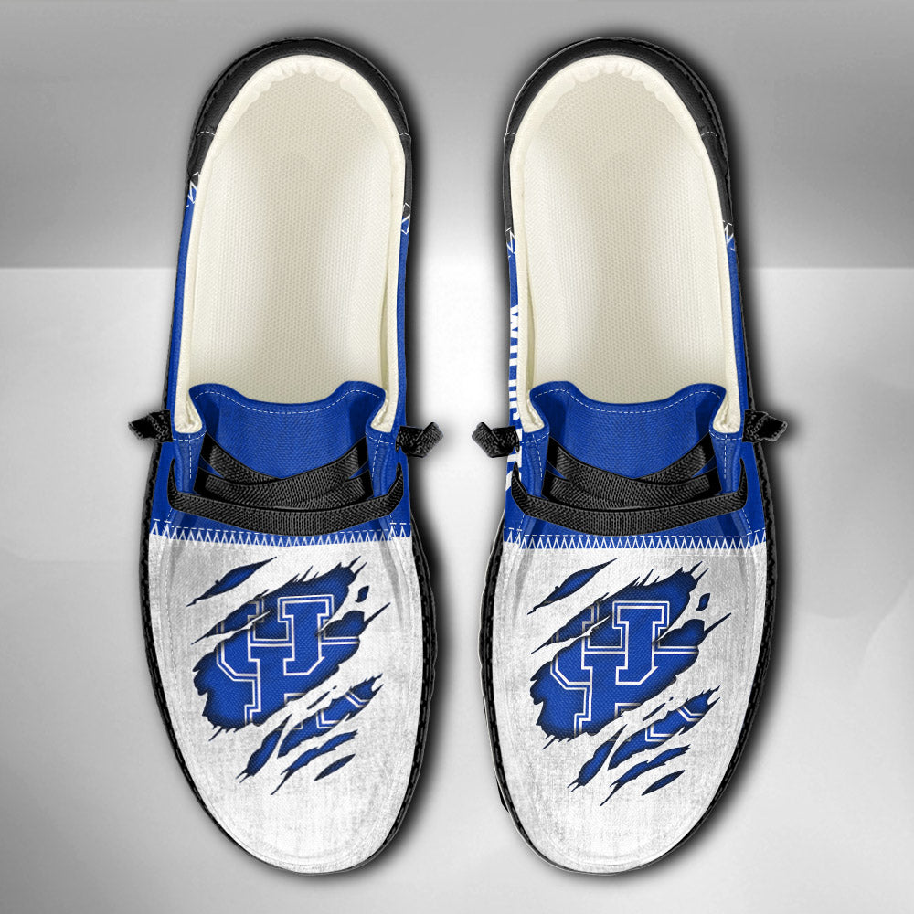 NCAA Kentucky Wildcats Custom Name Hey Dude Shoes 09 M79
