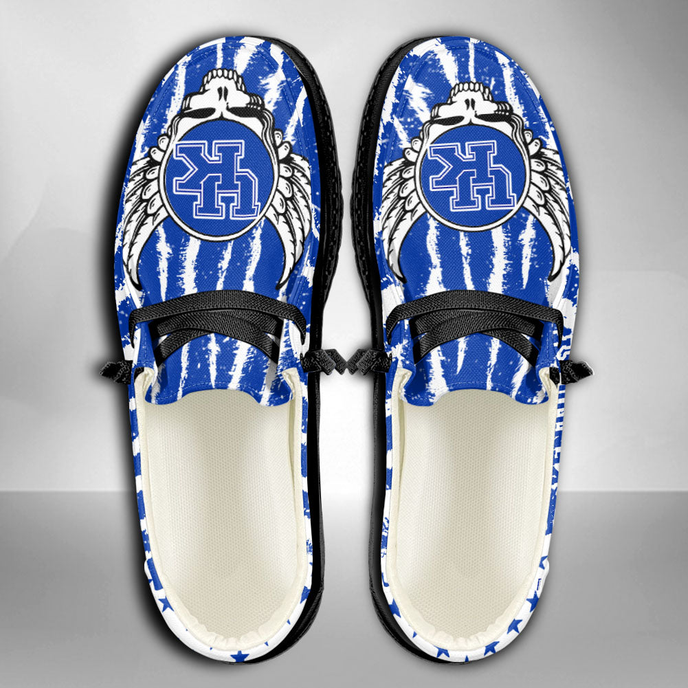 NCAA Kentucky Wildcats Custom Name Hey Dude Shoes 12 M79