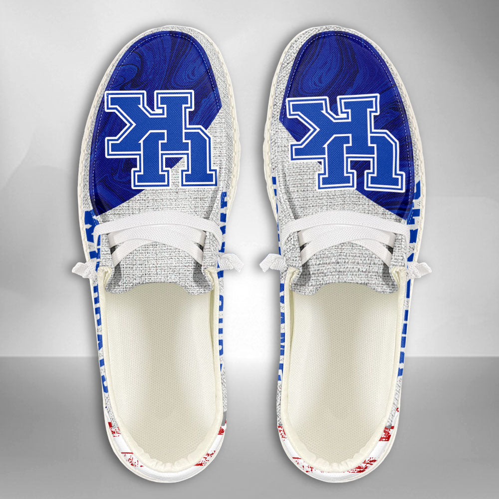 NCAA Kentucky Wildcats Custom Name Hey Dude Shoes 13 M79