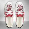 NCAA Louisiana Lafayette Ragin' Cajuns Custom Name Hey Dude Shoes 09 M79