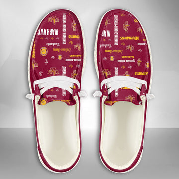 NCAA Louisiana Monroe Warhawks Custom Name Hey Dude Shoes 04 M7