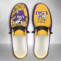 NCAA LSU Tigers - Custom Name Hey Dude Shoes 02