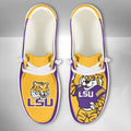 NCAA LSU Tigers - Custom Name Hey Dude Shoes 02