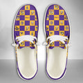 NCAA LSU Tigers Custom Name Hey Dude Shoes 01 CH1