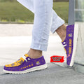 NCAA LSU Tigers Custom Name Hey Dude Shoes 01 M7
