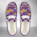 NCAA LSU Tigers Custom Name Hey Dude Shoes 05 M79