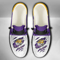 NCAA LSU Tigers Custom Name Hey Dude Shoes 09 M79