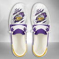 NCAA LSU Tigers Custom Name Hey Dude Shoes 09 M79