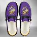NCAA LSU Tigers Custom Name Hey Dude Shoes 10 M79