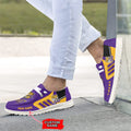 NCAA LSU Tigers Custom Name Hey Dude Shoes 11 M79