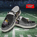NCAA LSU Tigers Custom Name Hey Dude Shoes 15 M79