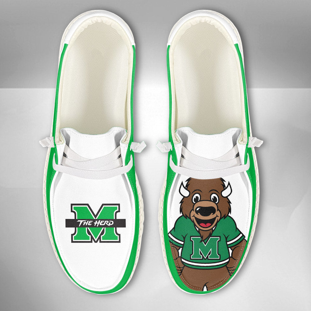 NCAA Marshall Thundering Herd - Custom Name Hey Dude Shoes 02