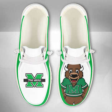 NCAA Marshall Thundering Herd - Custom Name Hey Dude Shoes 02