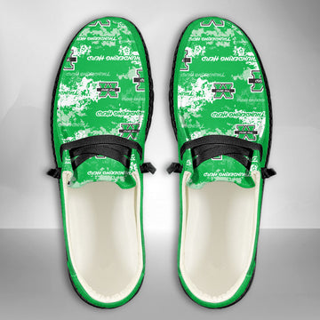 NCAA Marshall Thundering Herd Custom Name Hey Dude Shoes 05 M7