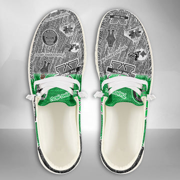 NCAA Marshall Thundering Herd Custom Name Hey Dude Shoes 08 M79