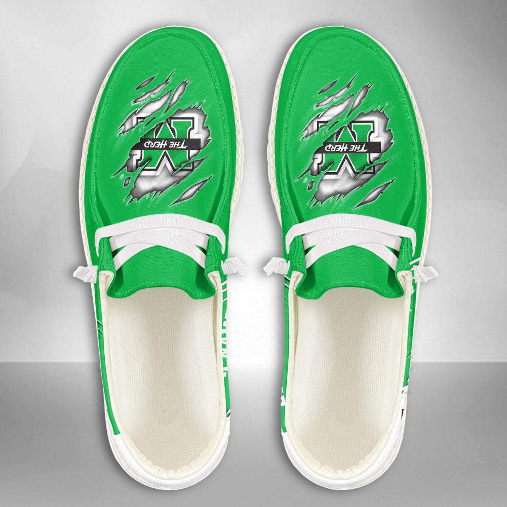 NCAA Marshall Thundering Herd Custom Name Hey Dude Shoes 10 M79