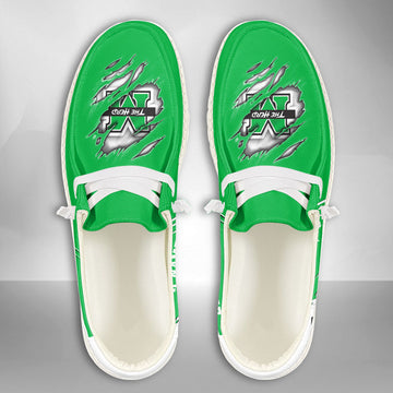 NCAA Marshall Thundering Herd Custom Name Hey Dude Shoes 10 M79
