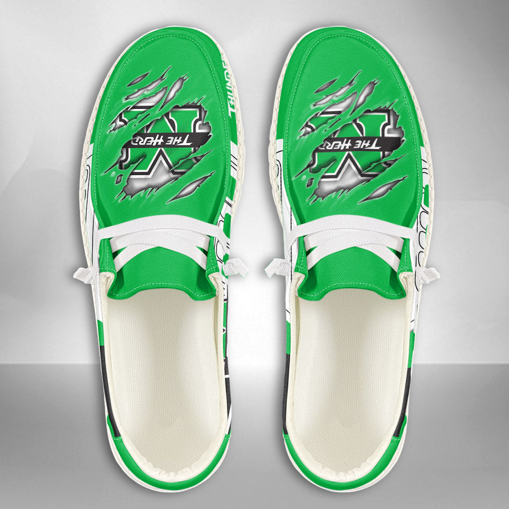 NCAA Marshall Thundering Herd Custom Name Hey Dude Shoes 11 M79