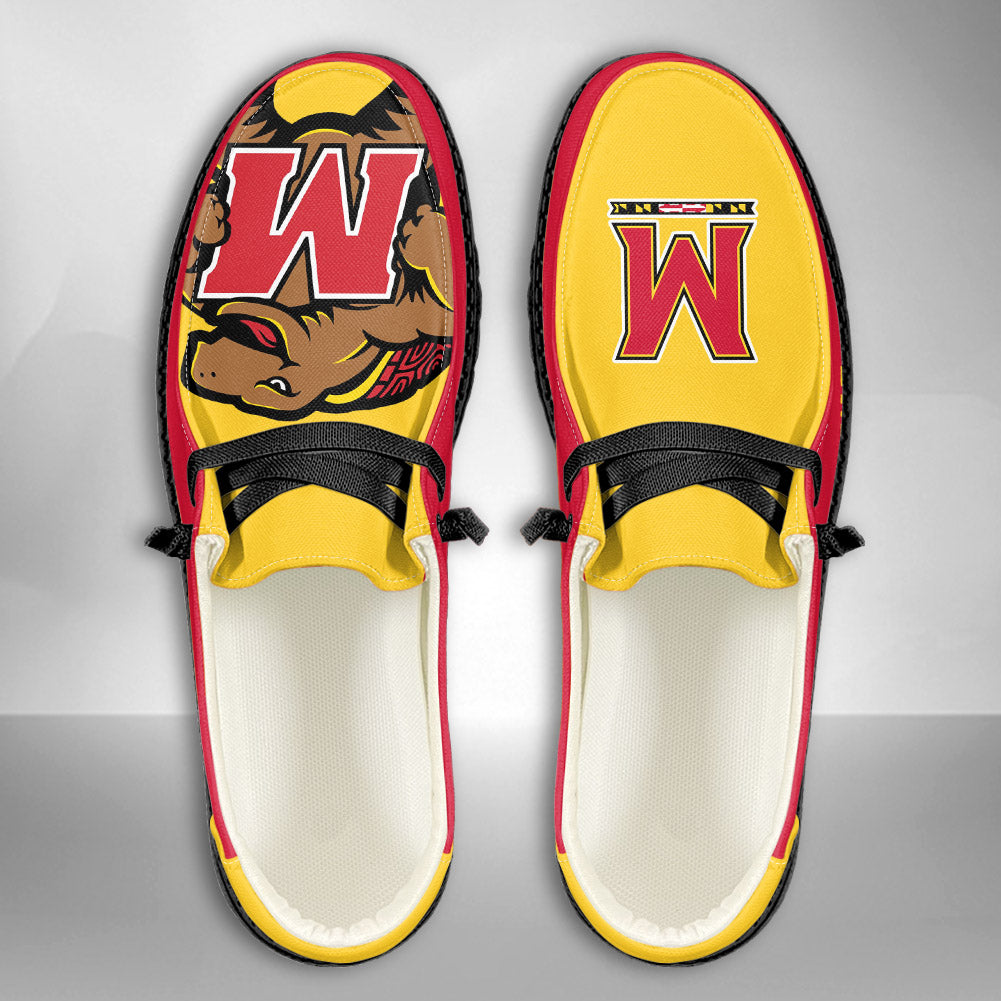 NCAA Maryland Terrapins - Custom Name Hey Dude Shoes 02
