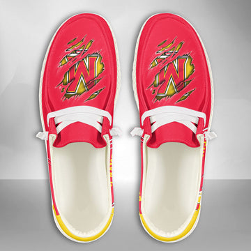 NCAA Maryland Terrapins Custom Name Hey Dude Shoes 06 M7