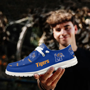NCAA Memphis Tigers - Custom Name Hey Dude Shoes X03