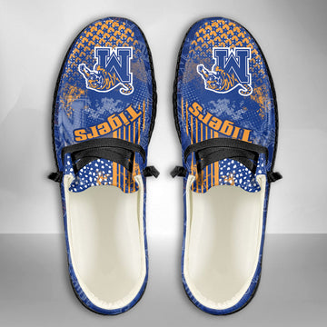 NCAA Memphis Tigers Custom Name Hey Dude Shoes 03 M7